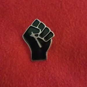Black Lives Matter BLM Fist Enamel Pin